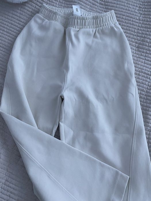 Бял панталон Zara – нов, размер XS/S