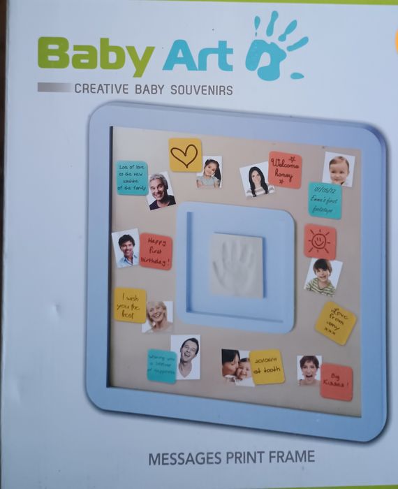 BabyArt  рамка за пожелания и отпечатък.