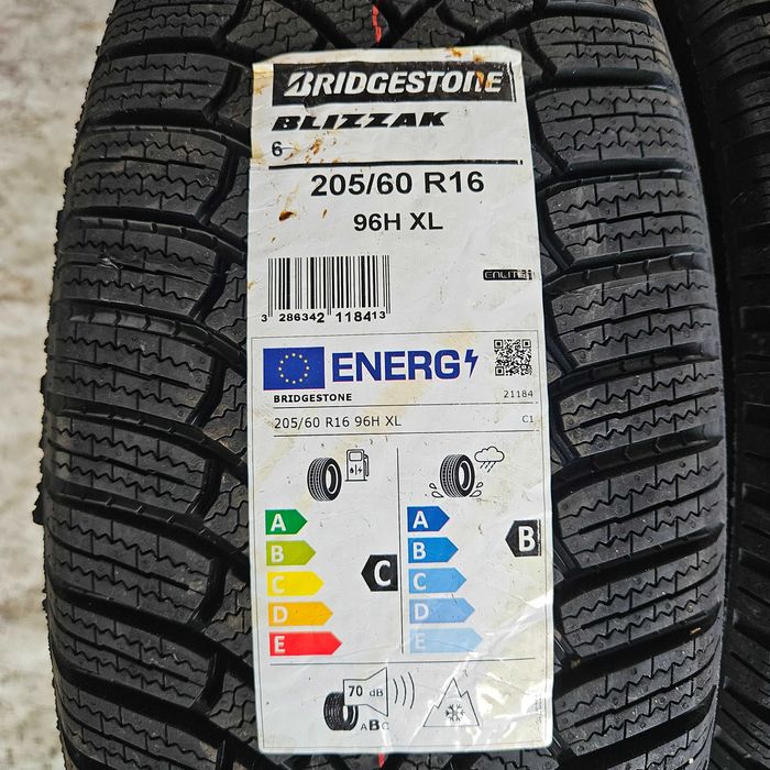 2 Нови зимни гуми 205/60R16 Bridgestone Blizzak 6 Enliten XL 96H