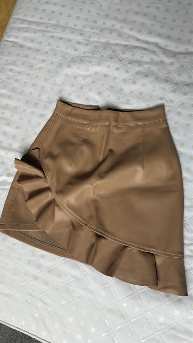 Мини юбка и кофта красиво голубая