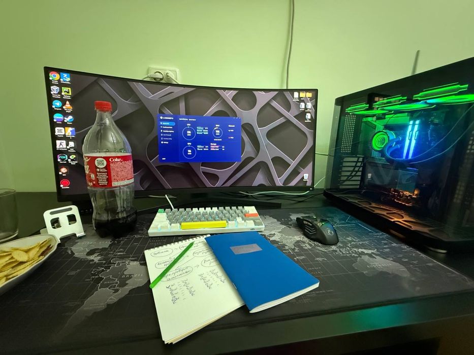 Kuchli kompyuter. core i-7 14700K 64GB RAM.