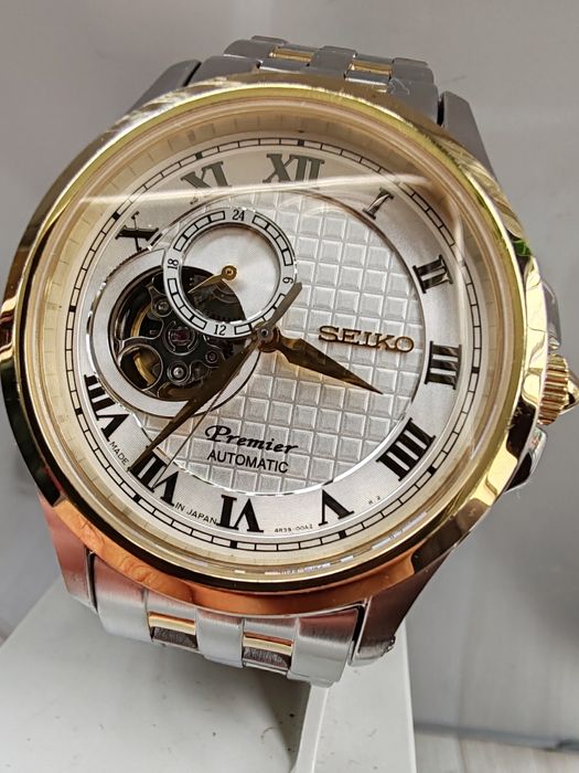 Ceas Seiko Premier Automatic GMT Open Heart 40,5 mm Sapphire crystal Nepurtat!