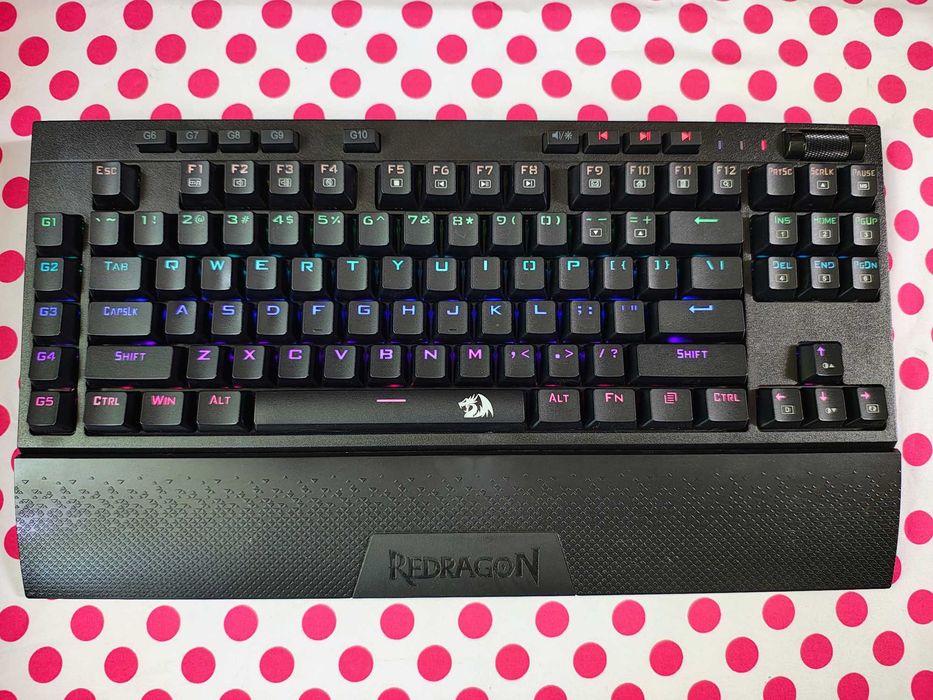 Tastatura Gaming Redragon Vishnu RGB Wireless Mecanica Red Switch.
