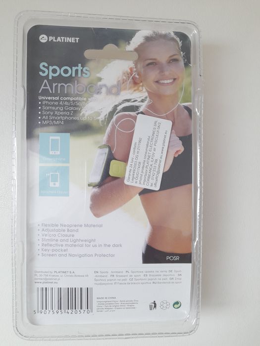 Husa sport pentru telefon pana în 5 "sau mp 3,de prins pe brat,alergat