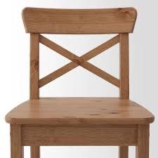 Стул барный IKEA INGOLF коричневый