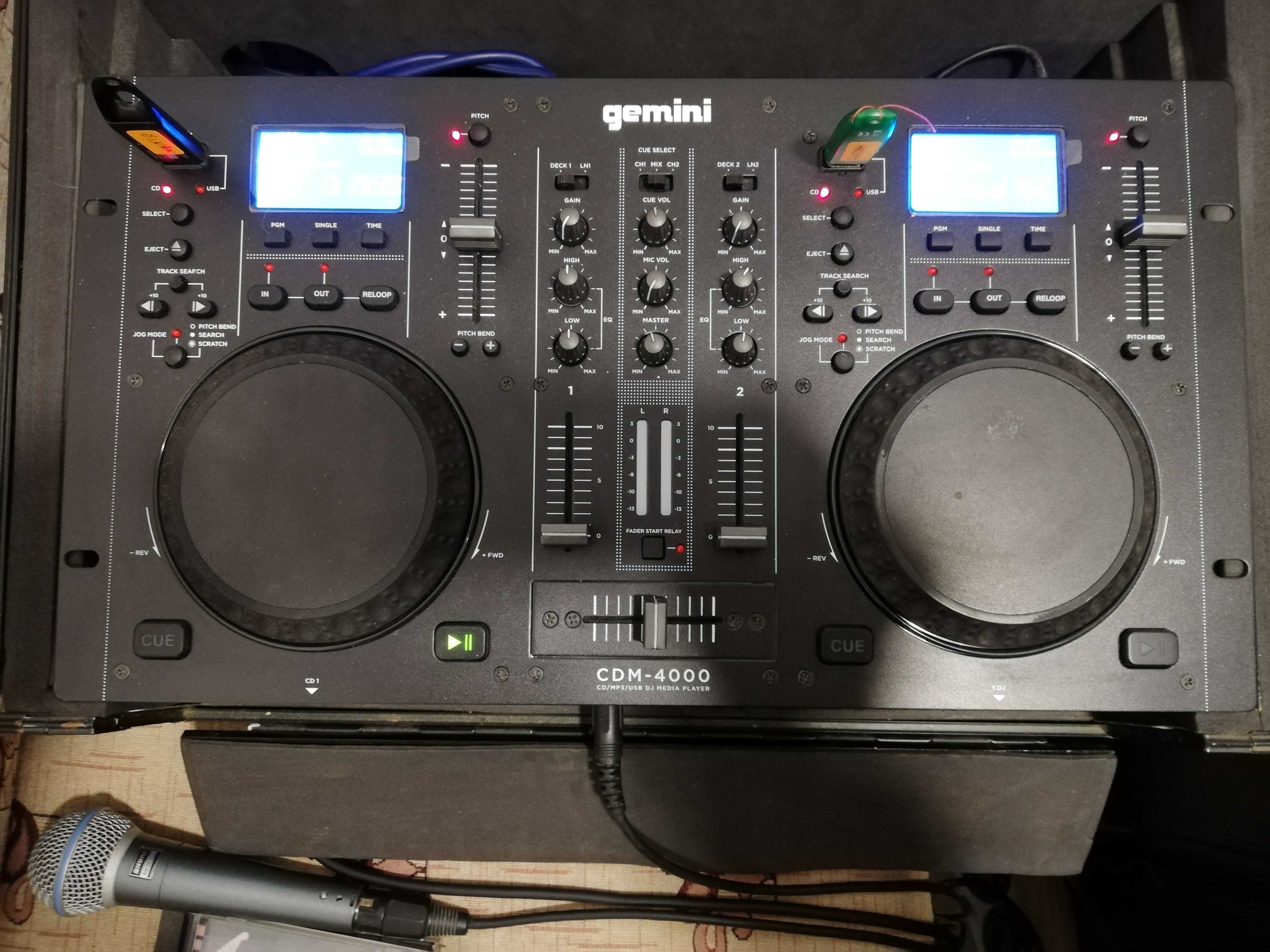 Gemini CDM 4000, Двоен CD PLAYER & MIXER гр. Тервел • OLX.bg