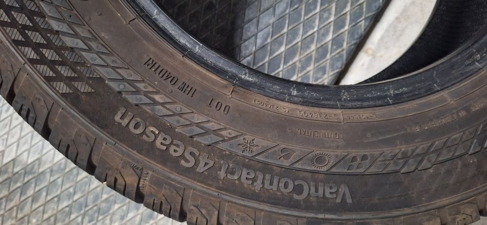 7.5мм! 215 65 16C Continental vancontact 4seasons