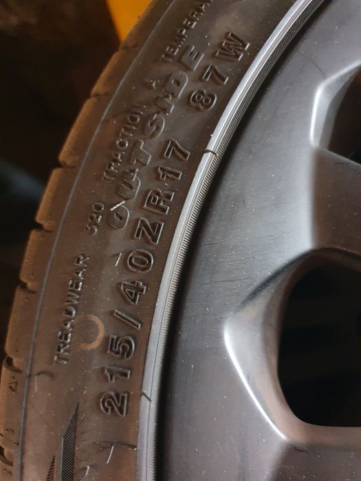 Set jante 4x114,3  + anvelope   r17