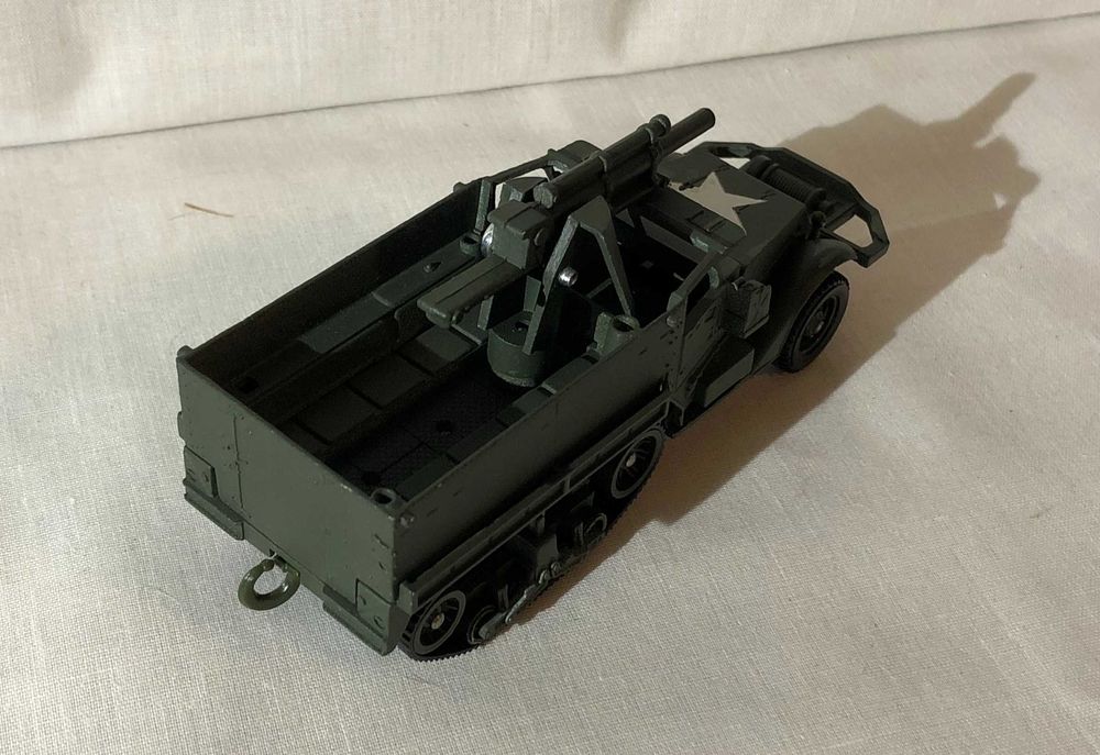 Macheta Solido Half Track US M3 cu tun antitanc metalica 1 43