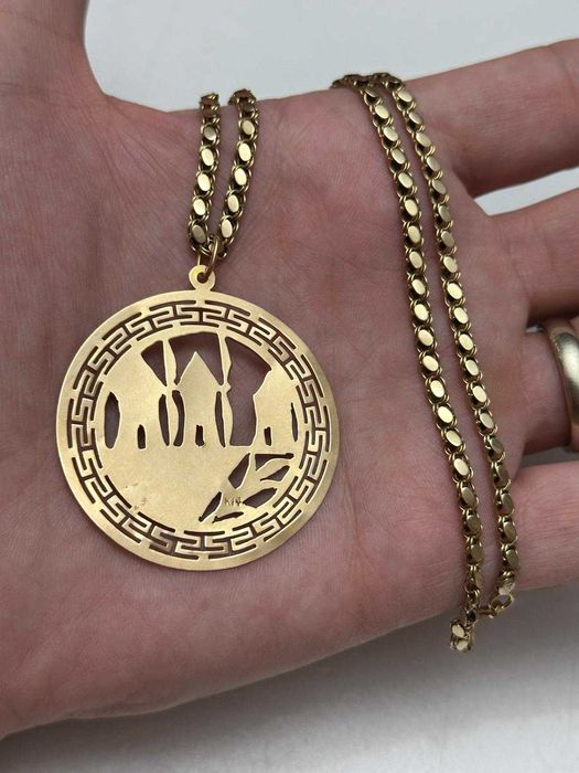 LANT + PANDANTIV AUR 14K - 51cm - Grecia - Vintage - 16.7g - 470lei/gr