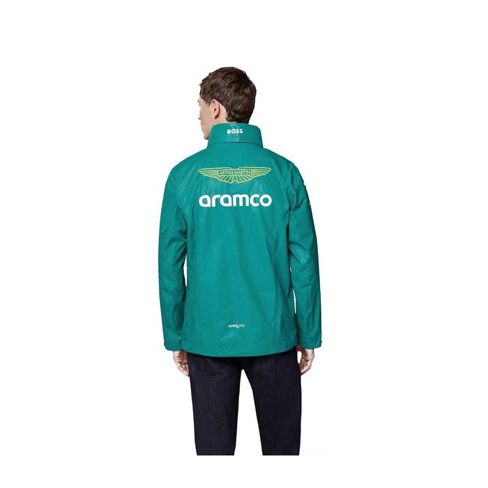 Aston Martin x Hugo Boss F1 Team Rain Jacket - Оригинално мъжко яке