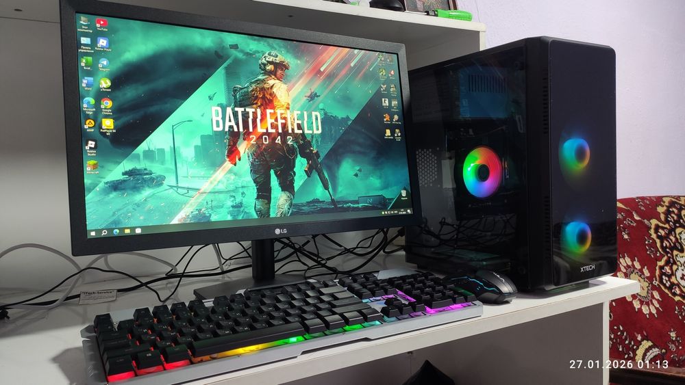 Срочно продам компьютер полный комплект в отличном состоянии, доставка