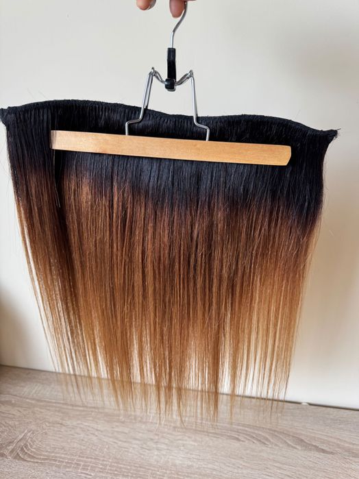 РАЗПРОДАЖБА – 100% натурална индийска коса, 40см, 137 грама