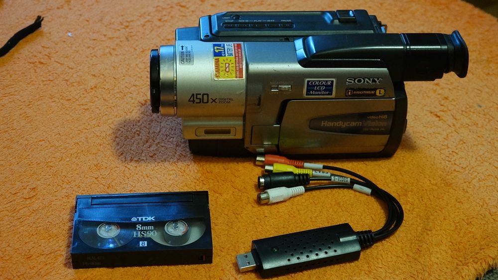 Sony HI 8 mm.,оцифровка любых кассет Переконвертирую DVD диски в MP4