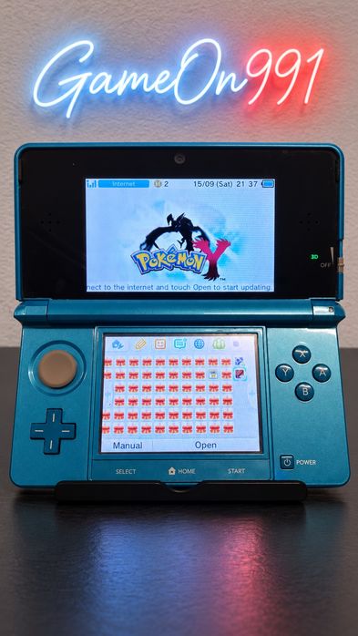 Nintendo 3DS,  Modat,~1500 jocuri, 20-în-1 + Online, 9.5/10