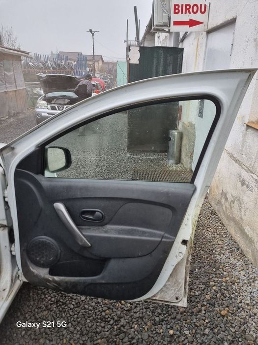 Usa Dreapta Fata Dacia Dacia Logan II MCV 2013 - 2016 SUV 4 Usi Blanc Glacier DV369 (1422)