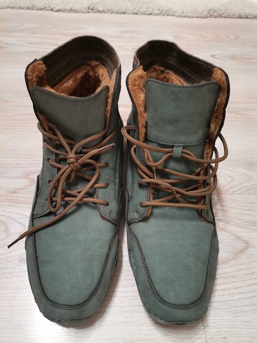 Мъжки боти в зелен цвят