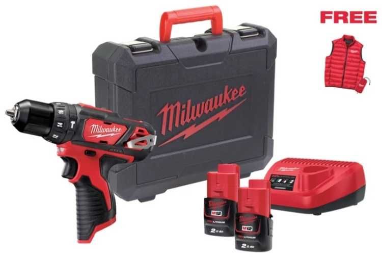Аккумуляторный дрель-шуруповерт Milwaukee M12 BPDMC-202C