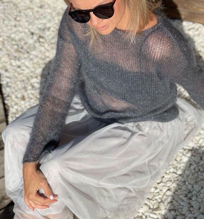 Паутинка джемпер из мохера