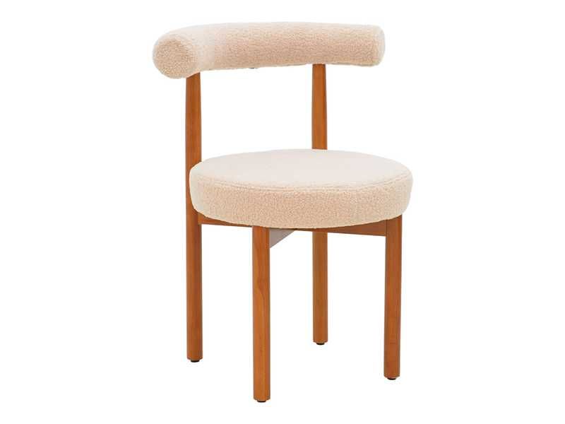 Стол, Fenza, Орех, Черен, Дърво, 60х54х75см.