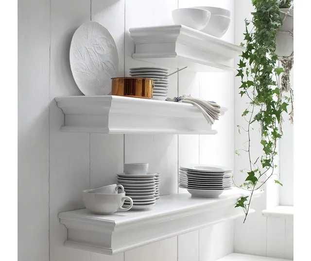 Polita din lemn solid de mahonin