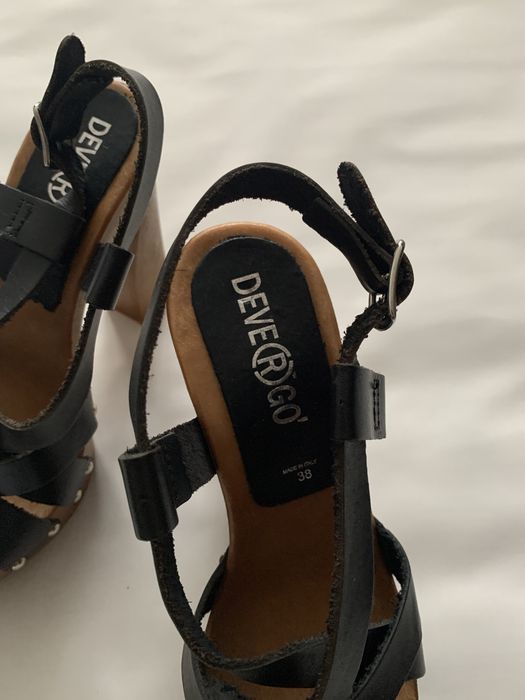 Sandale cu toc, DEVERGO, marimea 38