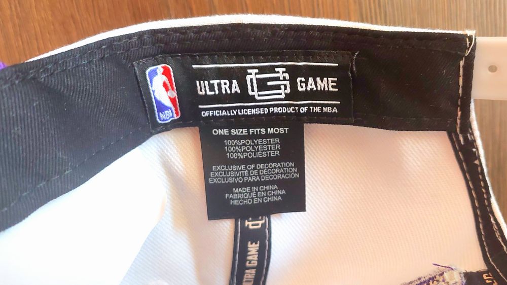 NBA Шапка LA Lakers - Ultra Game, оригинален лицензиран snapback  НБА