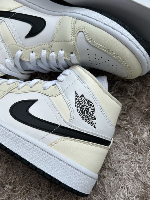 Jordan 1 Mid Coconut (nike adidas bape amiri gucci versace yeezy ow)