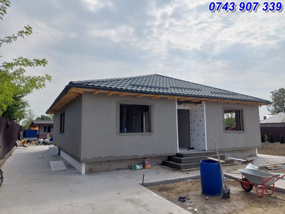 Vand fac case modulare  pe structura metalica si pe structura de lem A