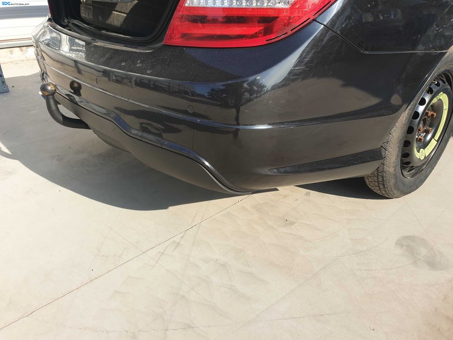 Bara Spoiler Spate AMG cu Locas Senzori Parcare cu Defect Mercedes Clasa C Class W204 Sedan Berlina FL Facelift 2011 - 2014 Culoare 197 C197 [Q0065]