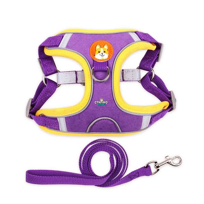 Светлоотразителен нагръдник с повод Светлоотразителни нагръдници