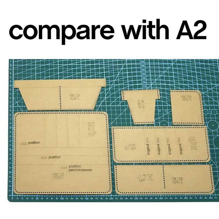 Набор шаблонов для кожи кошелек