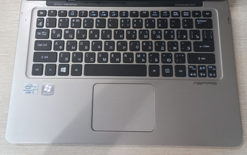 Ноутбук Acer (процессор i5, жёсткий диск ssd 128гб, озу 4гб)