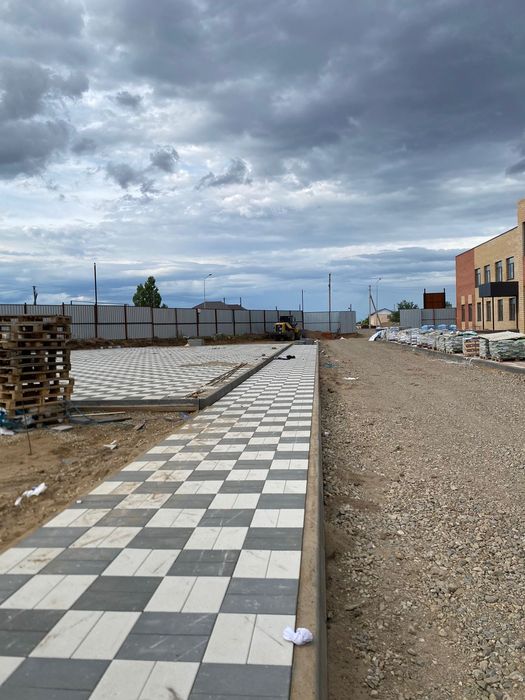 Укладка брусчатка бордюры порегреб