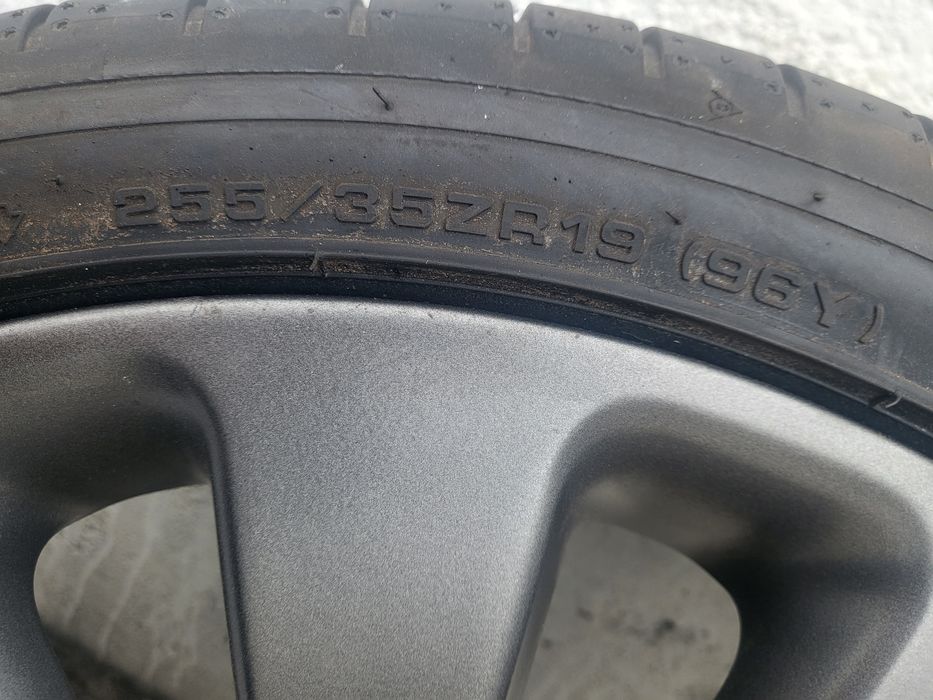 Set jante R19 Jaguar și anvelope Dunlop 255 35 19