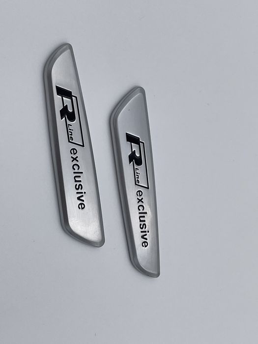 Emblema Vw R-line Exclusive interior gri