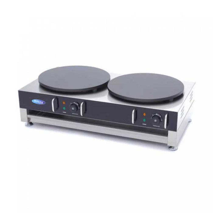 Двоен котлон за палачинки, тип - креп , ток, термостат от 0°C до 300°C