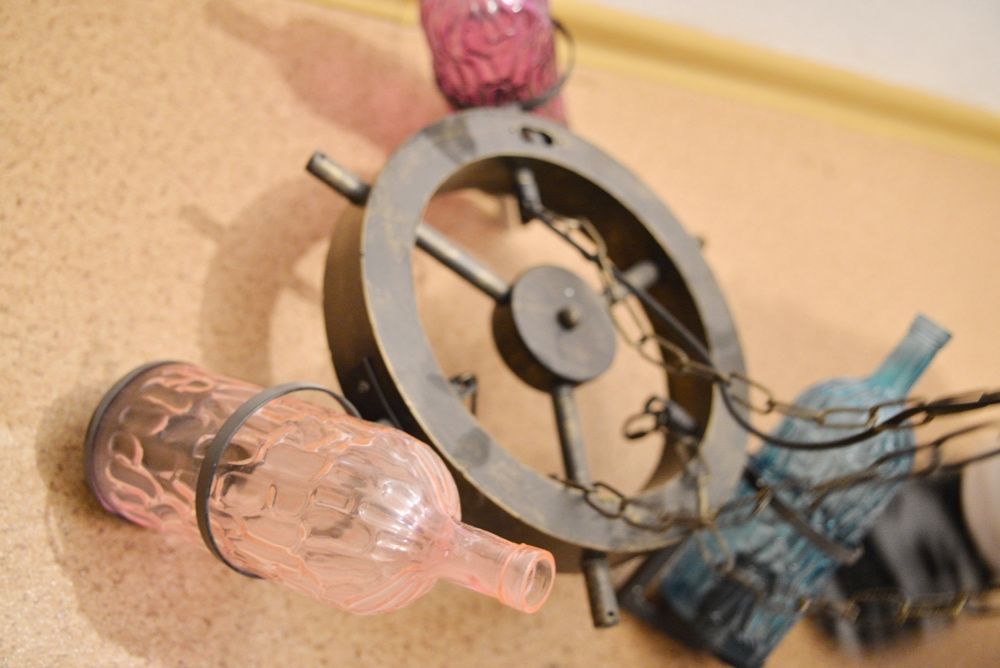 Люстра IRIADA E14*5*60W бронза, новая