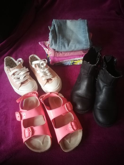 Lot fetiță 6 ani, 116, 29 încălțăminte