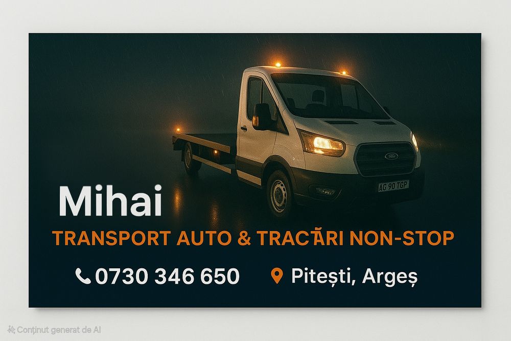 Tractari auto, utilaje și materiale construcții – rapid și sigur