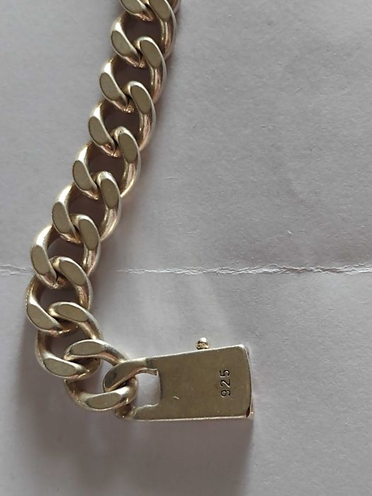 Lant cuban argint 925 de 1 cm si 87 grame