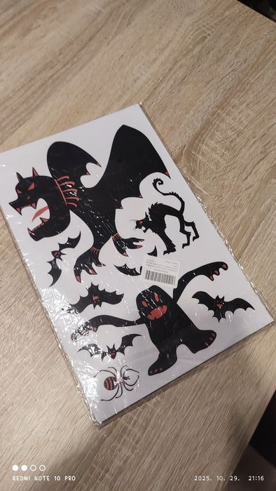 9 coli de autocolante pentru ferestre de Halloween
