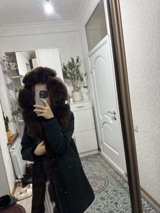 Зимняя парка с мехом