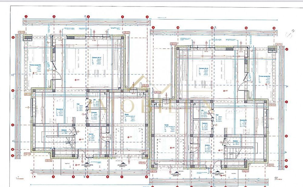 Casa tip duplex 4 camere, constructie noua, TVA inclus, Chinteni