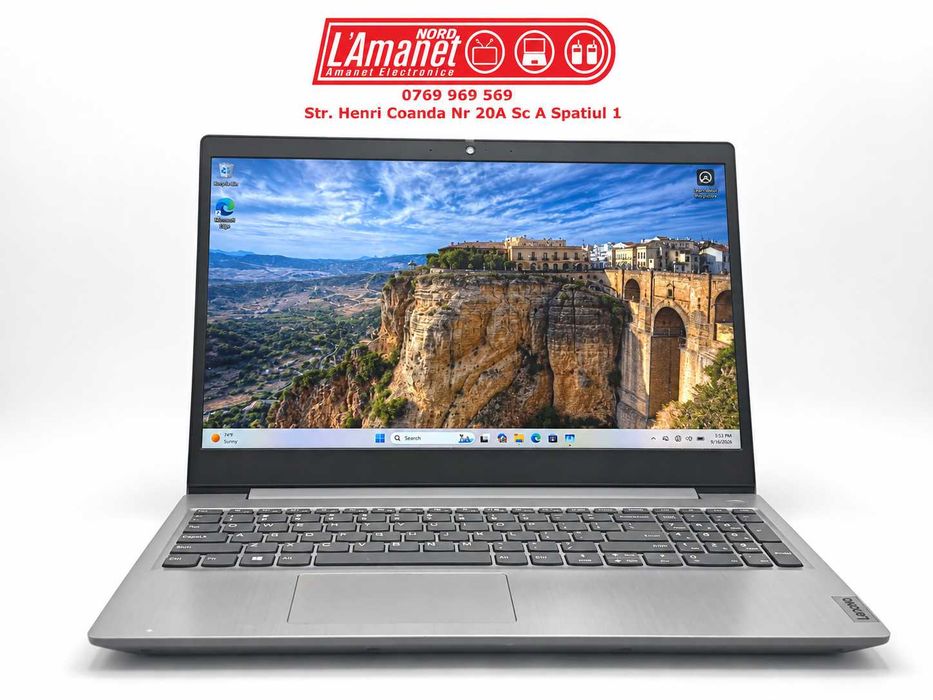 Laptop Lenovo IdeaPad 3 15.6" 4 GB RAM DDR4 256 GB SSD Intel UHD Graphics Stare Excelenta - Nord