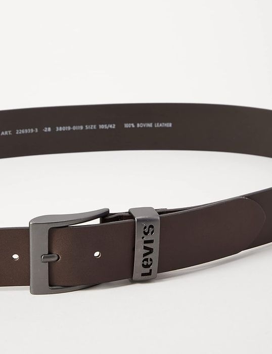 Кожен колан Levi's в кафяво с метална катарама