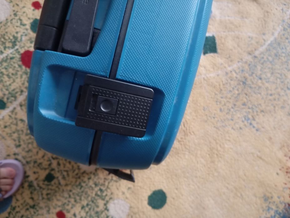Troler Samsonite S’Cure Spinner 69x49x29 cm ,72 de litri,albastru