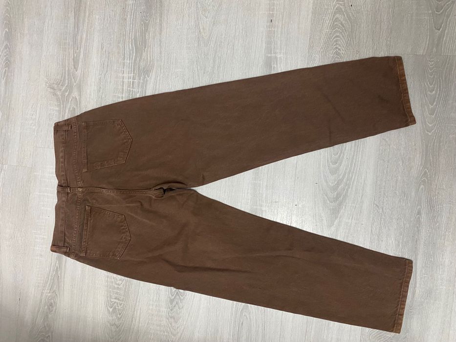 Кафяви актуални дънки нови без етикет