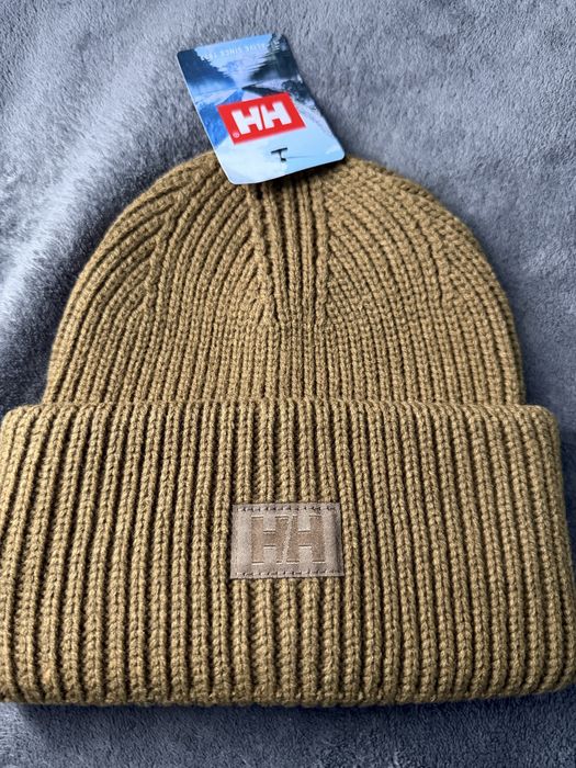 Helly Hansen Rib beanie caciula unisex maro din tricot marime OS noua