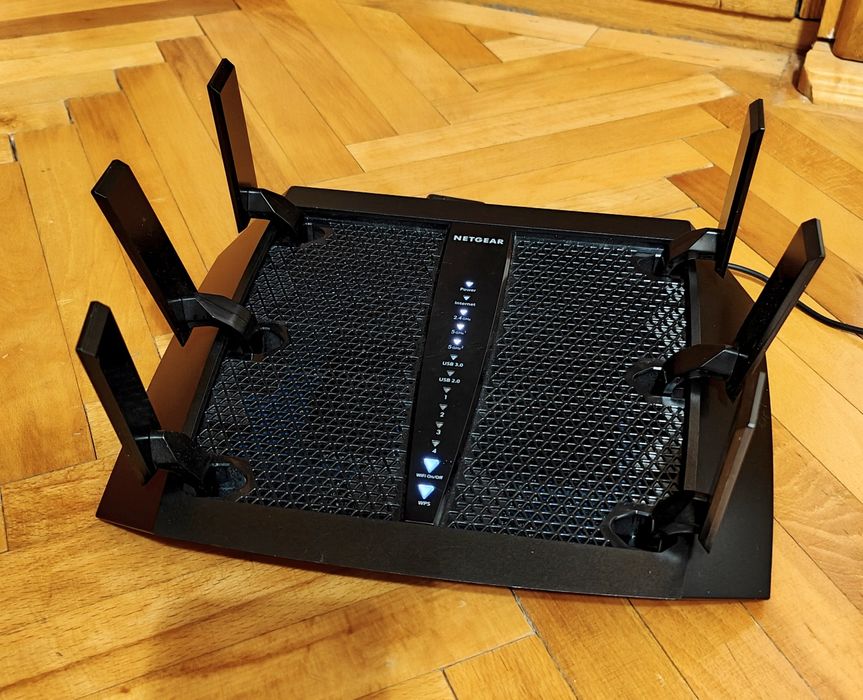 Router Wireless NetGear R8000 Nighthawk X6, Tri-Band, AC 3200, USB 3.0